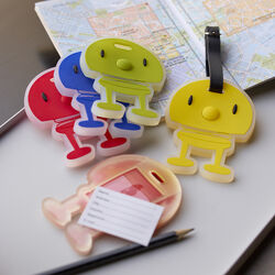 Hoptimist Bag tag, yellow, Hoptimist