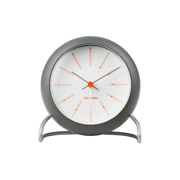 Bankers Bordur | M&oslash;rk gr&aring;, Arne Jacobsen Clocks