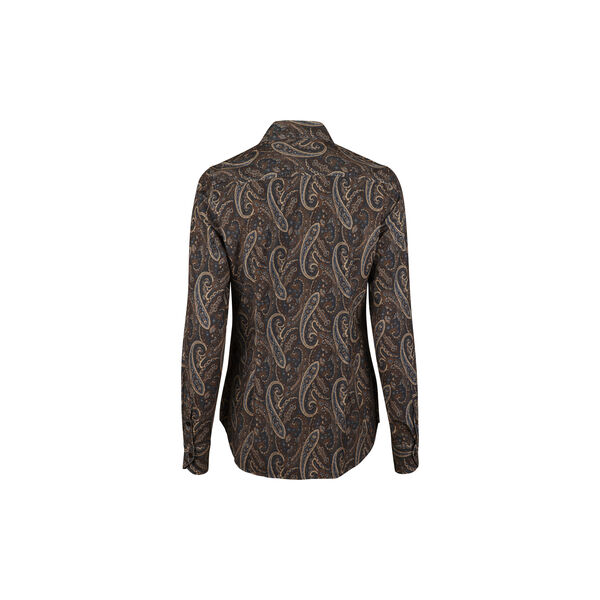 Sofie Casual skjorte, light brown pattern, Stenstr&ouml;ms