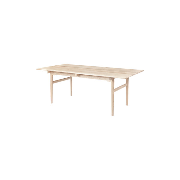 CH327 Dining Table, white oiled oak, Carl Hansen & S&oslash;n