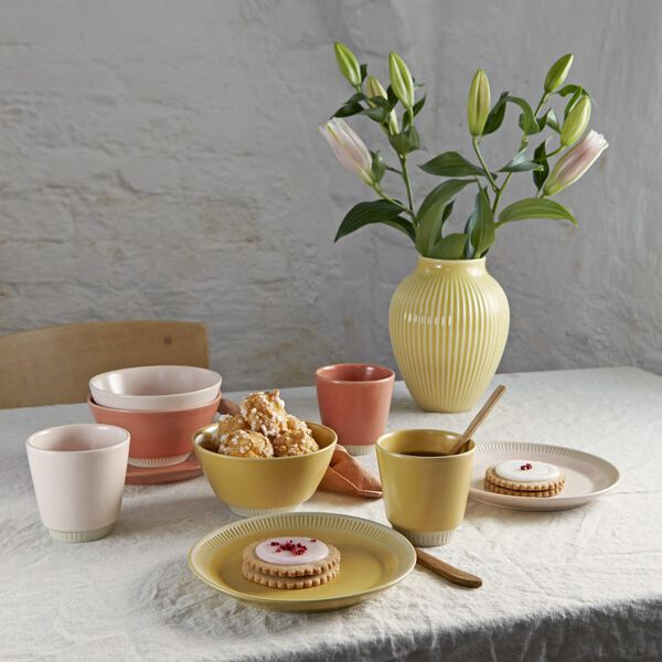 Colorit asjett &Oslash; 19 cm, rose, Knabstrup Keramik