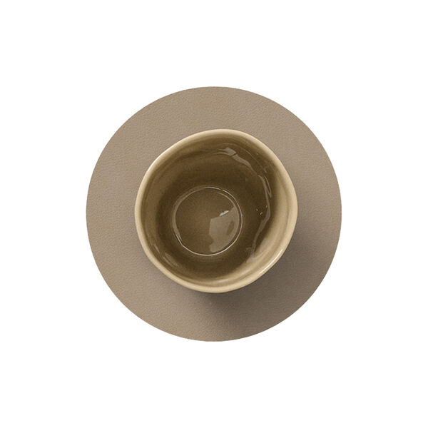 Nupo glassbrikke Circle, clay brown, LIND DNA