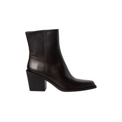 Jaxie støvel, dark brown, CAMILLA PIHL