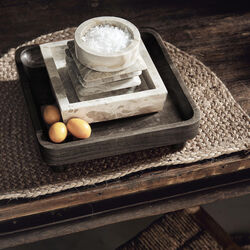 Basco L Serveringsbrett, brun, Jakobsdals