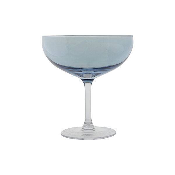 Happy champagneglass, bl&aring;, Magnor