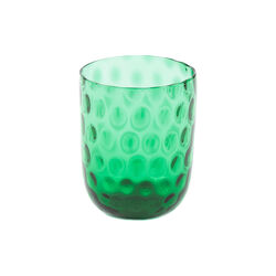Danish Summer Small Drops glass, green, Kodanska