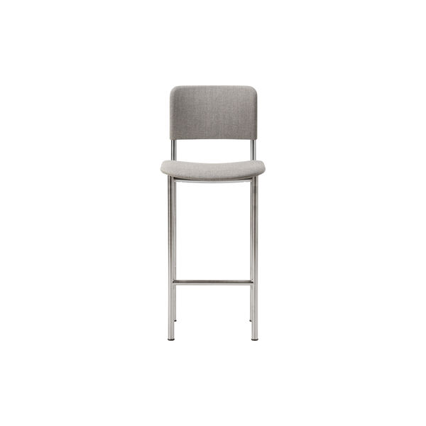 Plan Barstool Fully Upholstered, b&oslash;rstet st&aring;l/Re-wool 128, Fredericia Furniture