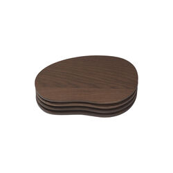 Cairn Smørbrett 4 stk., dark brown, Ferm Living