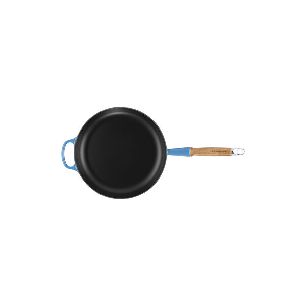 Signature st&oslash;pejern stekepanne med treh&aring;ndtak &Oslash; 28 cm, azure, Le Creuset