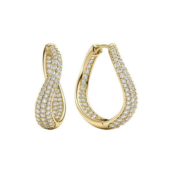Infinito &Oslash;reringer | Piccolo | Forgylt, Sif Jakobs Jewellery