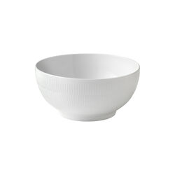 Hvit Riflet skål 310 cl