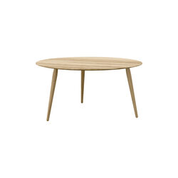 PLAYround Ø90 Coffee Table, natural oiled oak, Bruunmunch Furniture