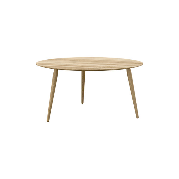 PLAYround Ø90 Coffee Table, natural oiled oak, Bruunmunch Furniture