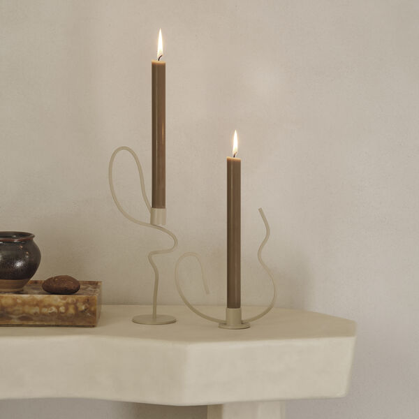 Valse lysestake lav, cashmere, Ferm Living