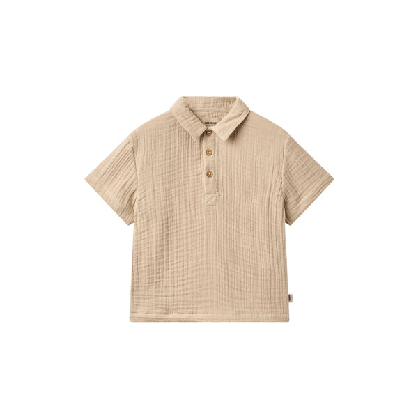 Set Shirt S/S & Shorts Svend, warm sand, Wheat