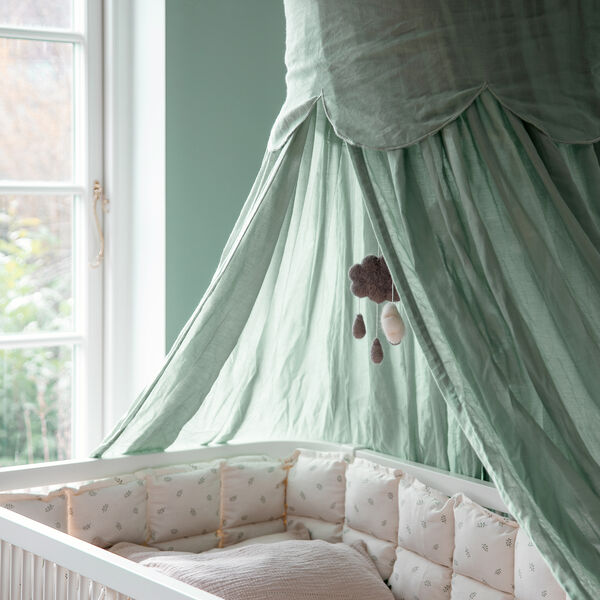 Cloud sengekappe, dusty green, Sebra