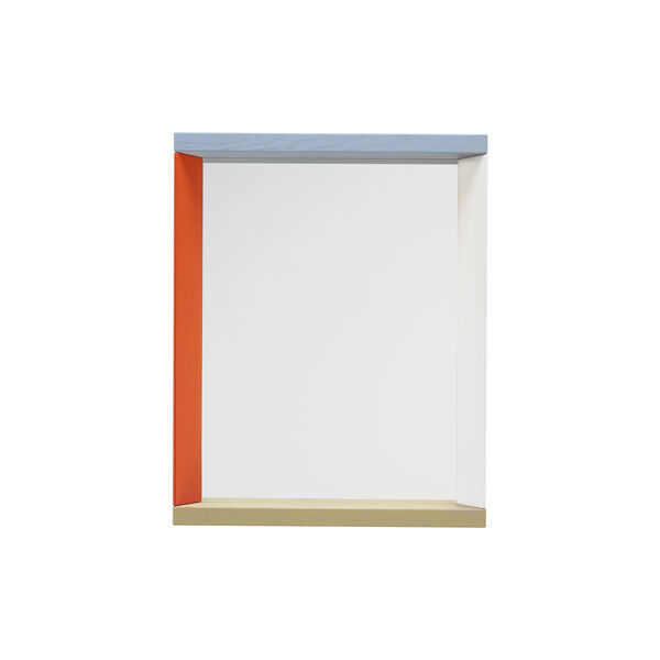Colour Frame Mirror Small, blue/orange, Vitra 