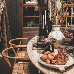 Fleur S vase, beige, Jakobsdals