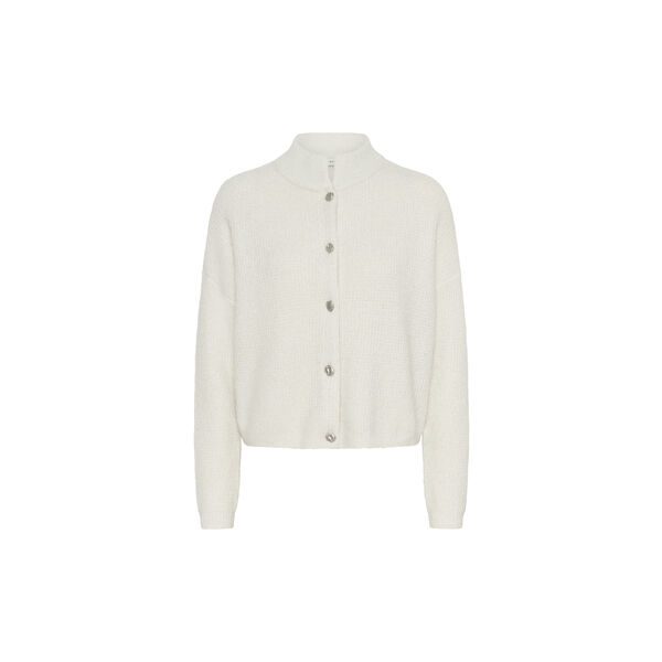 GZalpha shimmer cardigan, ivory with lurex, Gestuz