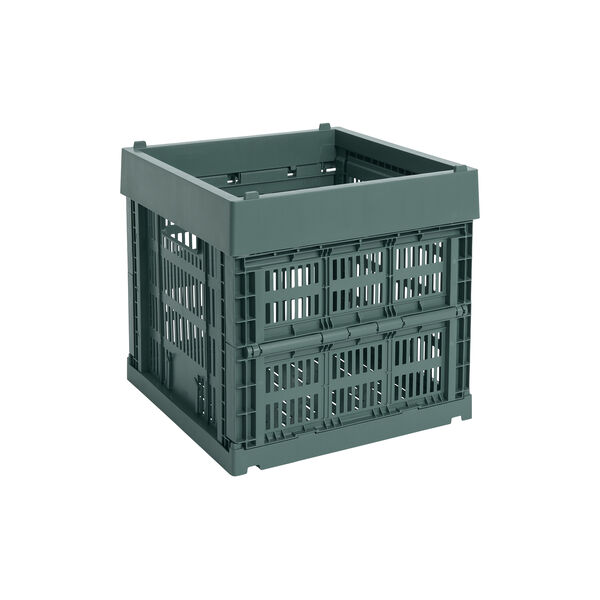 HAY Colour Crate Cube, dark green, HAY