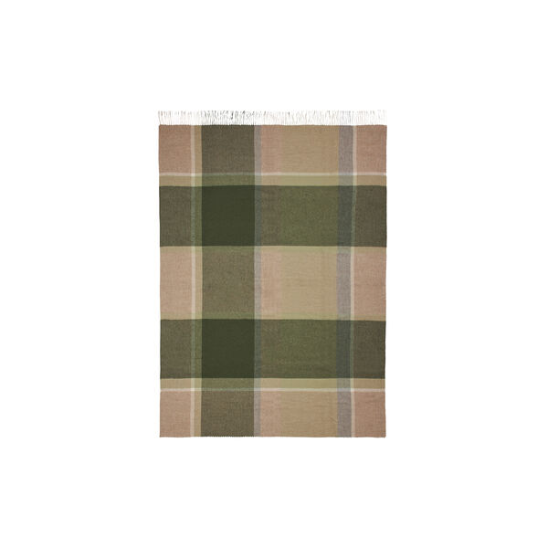 Manhattan pledd, bottle green, ELVANG