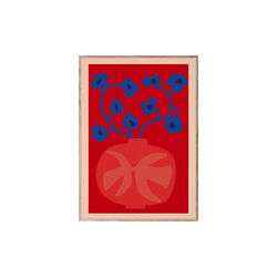 The Red Vase Poster, Paper Collective
