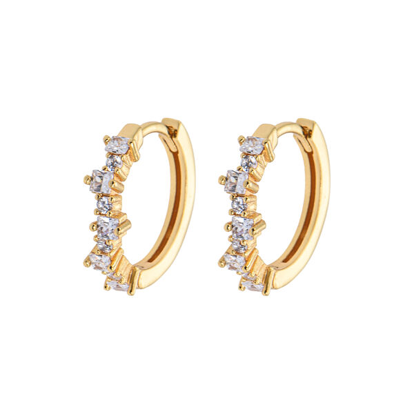 Emilia Mixed øreringer, white Emilia Mixed øreringer, white, Emilia by Bon Dep