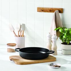 Everyday st&oslash;pejern stekepanne 28 cm, matte black, Le Creuset