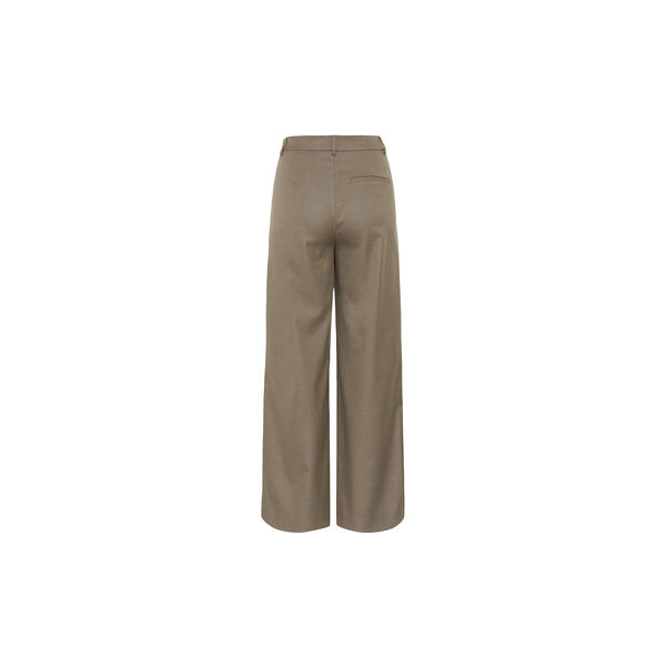 GZpaula MW wide pants, dark timberwolf melange, Gestuz