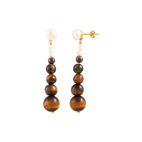 Embla øreringer, gold, Hultquist Copenhagen