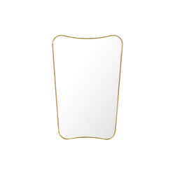 F.A. 33 Wall Mirror, polished brass, GUBI