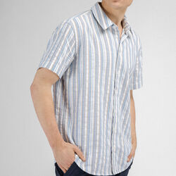 Niles SS Shirt, lt. blue multi, Urban Pioneers