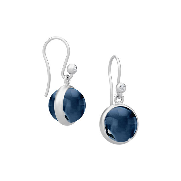 Prime &oslash;reringer, silver/sapphire blue, Julie Sandlau
