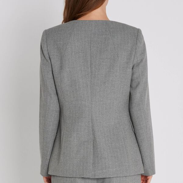 Peny Ladylo blazer, grey stripe, PBO