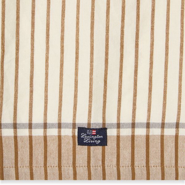 Striped Kitchen Towel | Fudge/White | Kj&oslash;kkenh&aring;ndkl&aelig;r, Lexington