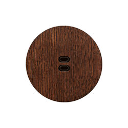 KLOSS USB C+C Rund, varm eik, Kjaer + Loege