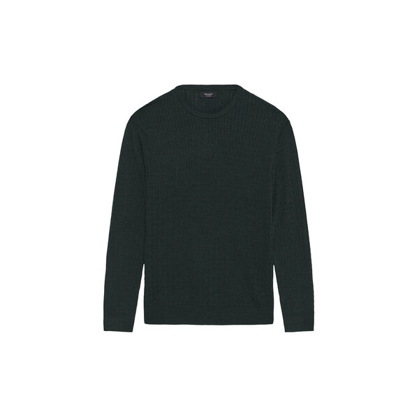 MAmargrate Cabel Knit Pullover, scarab melange, Matinique