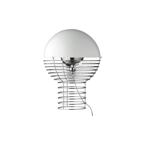 Wire Table Lamp, white, Verpan