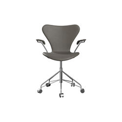 Series 7™ 3217 fullt polstret kontorstol, Essential lava, Fritz Hansen