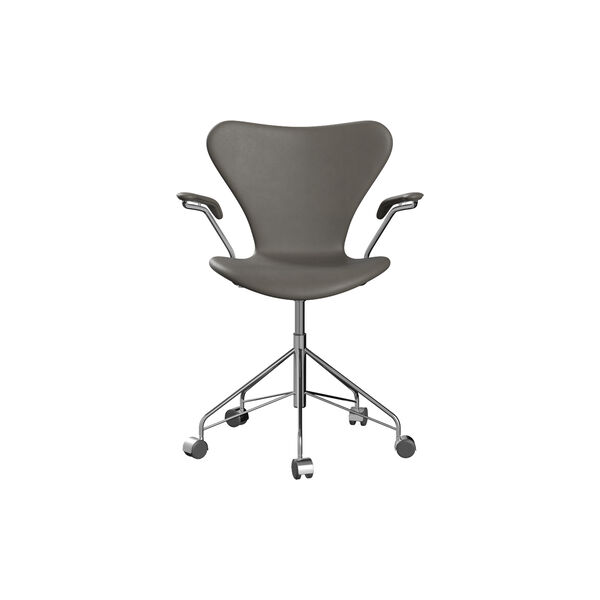 Series 7&trade; 3217 fullt polstret kontorstol, Essential lava, Fritz Hansen