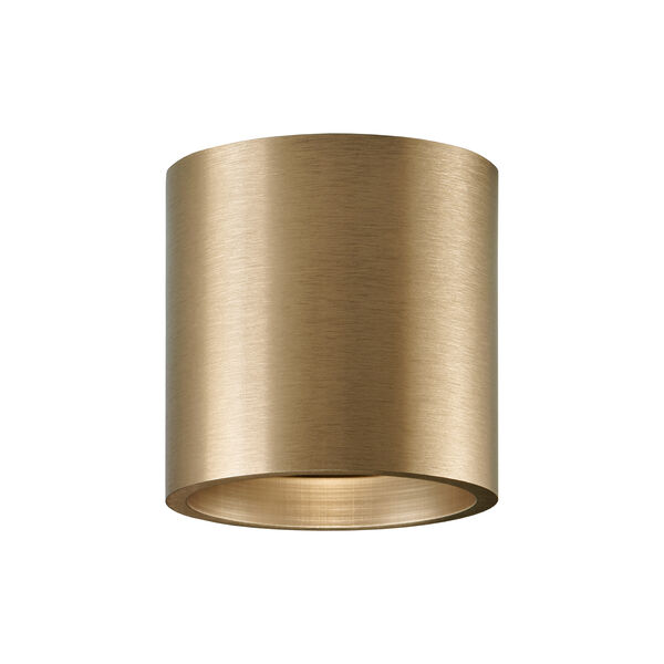 SOLO 1 ROUND taklampe, brass, LIGHT-POINT