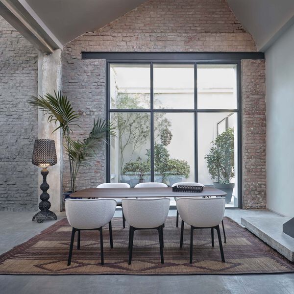 CHARLA Orsetto spisebordsstol, white, Kartell