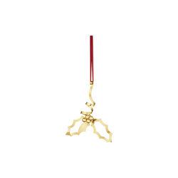 2026 Juleornament til bordet medium, gull, Georg Jensen