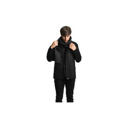 Pleece halstørkle, sort, Design House Stockholm