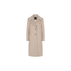 Cashmere Coat W Clareta Belt Midi, champagne beige, SAND Copenhagen