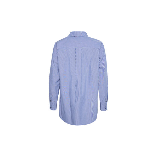 03 THE SHIRT, medium blue striped, My Essential Wardrobe