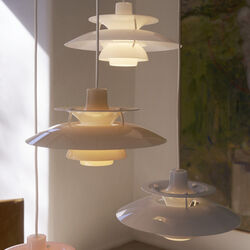 PH 5 320 Opal pendel, opal white, Louis Poulsen