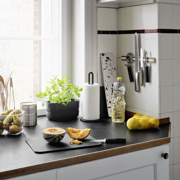 SPIN-IT kj&oslash;kkenrullholder, black, RIG-TIG