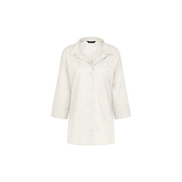 Summer Wear Boyfriend skjorte, silke hvit, Triumph