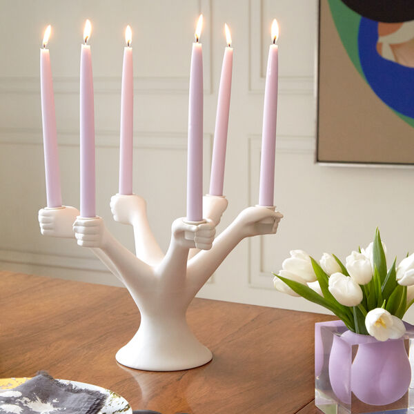 Eve kandelaber, hvit, Jonathan Adler
